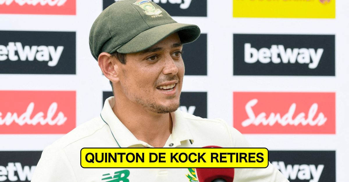 Breaking News: Quinton De Kock Announces Shocking Retirement From Test Cricket At The Age Of 29